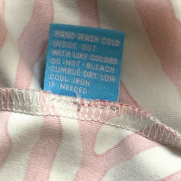 J. McLaughlin Sheath Dress Turquoise Red Zebra Print Sleeveless V-neck Summer M - Picture 10 of 12